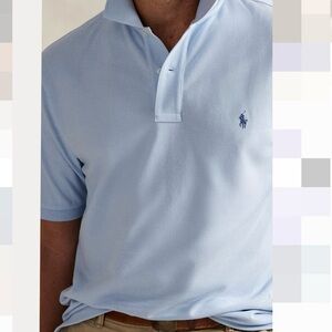 Ralph Lauren Men's Sky Blue Polo Shirt Classic Fit XXL